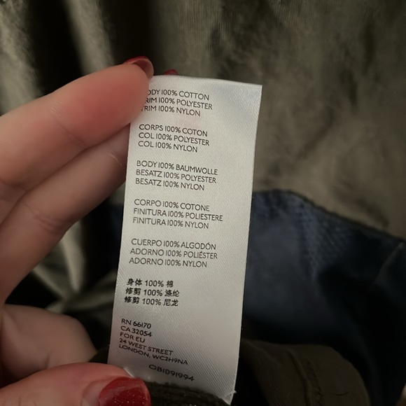 Urban Outfitters Mens Dark Green Long Sleeve Shirt With Blue Mesh Pocket WRap Si - Picture 8 of 8